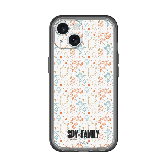 スリムプロテクションプレミアムケース［ SPY×FAMILY - ぬいぐるみ - 総柄 ］