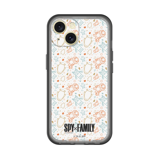 スリムプロテクションプレミアムケース［ SPY×FAMILY - ぬいぐるみ - 総柄 ］
