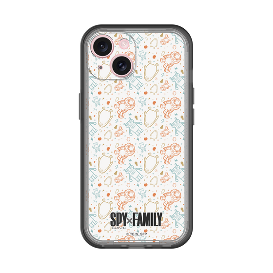 スリムプロテクションプレミアムケース［ SPY×FAMILY - ぬいぐるみ - 総柄 ］