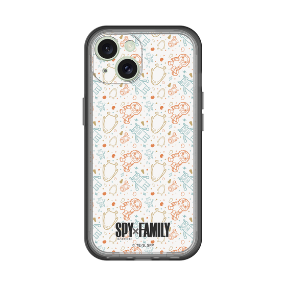 スリムプロテクションプレミアムケース［ SPY×FAMILY - ぬいぐるみ - 総柄 ］