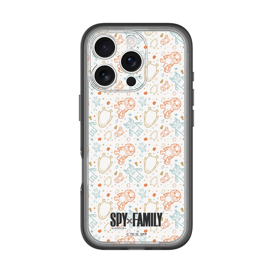 スリムプロテクションプレミアムケース［ SPY×FAMILY - ぬいぐるみ - 総柄 ］