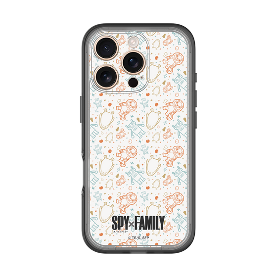 スリムプロテクションプレミアムケース［ SPY×FAMILY - ぬいぐるみ - 総柄 ］