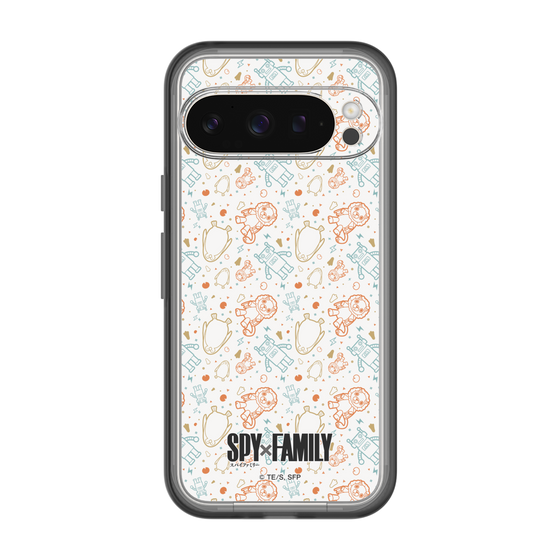 スリムプロテクションプレミアムケース［ SPY×FAMILY - ぬいぐるみ - 総柄 ］