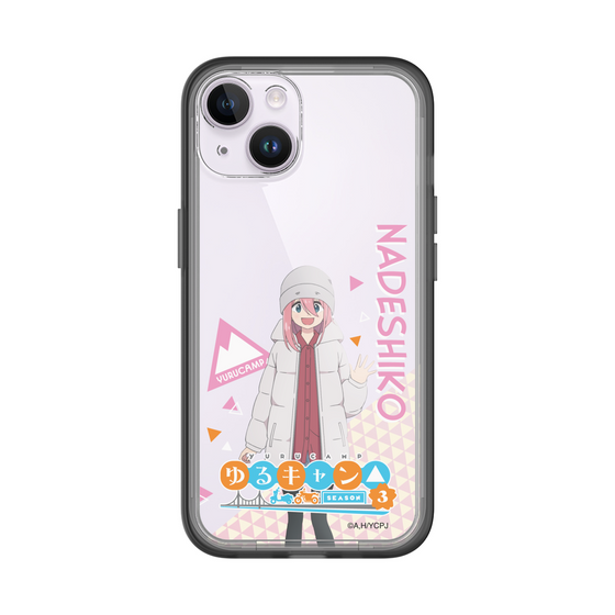 スリムプロテクションプレミアムケース［ 『ゆるキャン△ SEASON3』- 各務原 なでしこ - 立ち絵 ］