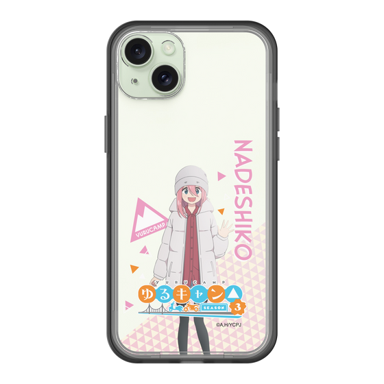スリムプロテクションプレミアムケース［ 『ゆるキャン△ SEASON3』- 各務原 なでしこ - 立ち絵 ］