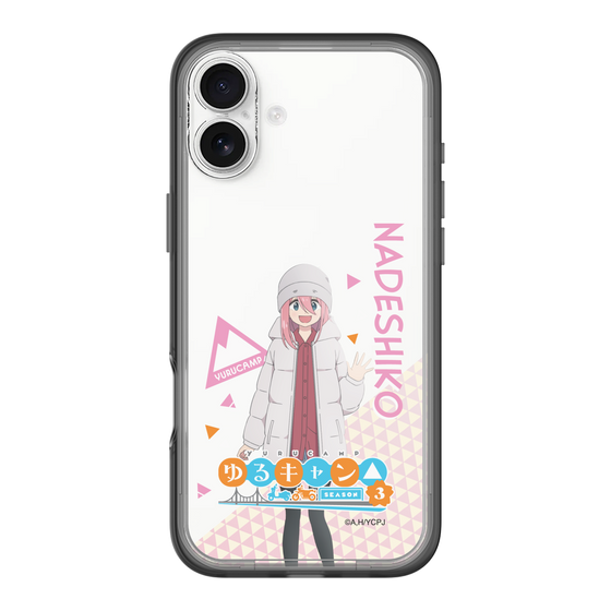 スリムプロテクションプレミアムケース［ 『ゆるキャン△ SEASON3』- 各務原 なでしこ - 立ち絵 ］
