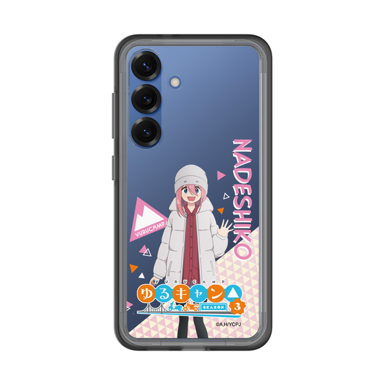 スリムプロテクションプレミアムケース［ 『ゆるキャン△ SEASON3』- 各務原 なでしこ - 立ち絵 ］