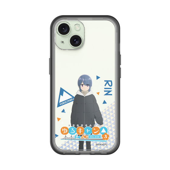 スリムプロテクションプレミアムケース［ 『ゆるキャン△ SEASON3』- 志摩 リン - 立ち絵 ］