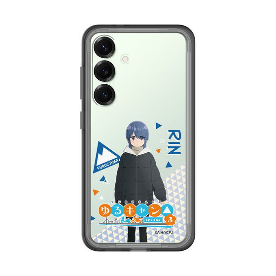 スリムプロテクションプレミアムケース［ 『ゆるキャン△ SEASON3』- 志摩 リン - 立ち絵 ］