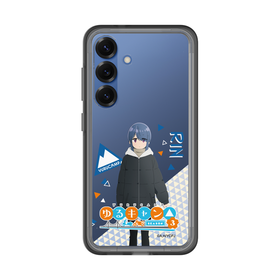 スリムプロテクションプレミアムケース［ 『ゆるキャン△ SEASON3』- 志摩 リン - 立ち絵 ］