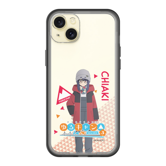 スリムプロテクションプレミアムケース［ 『ゆるキャン△ SEASON3』- 大垣 千明 - 立ち絵 ］