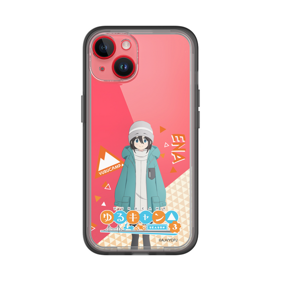 スリムプロテクションプレミアムケース［ 『ゆるキャン△ SEASON3』- 斉藤 恵那 - 立ち絵 ］