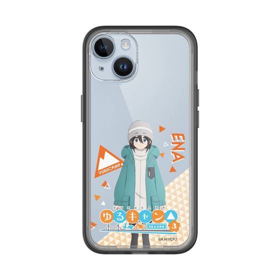 スリムプロテクションプレミアムケース［ 『ゆるキャン△ SEASON3』- 斉藤 恵那 - 立ち絵 ］