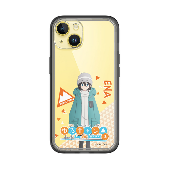 スリムプロテクションプレミアムケース［ 『ゆるキャン△ SEASON3』- 斉藤 恵那 - 立ち絵 ］