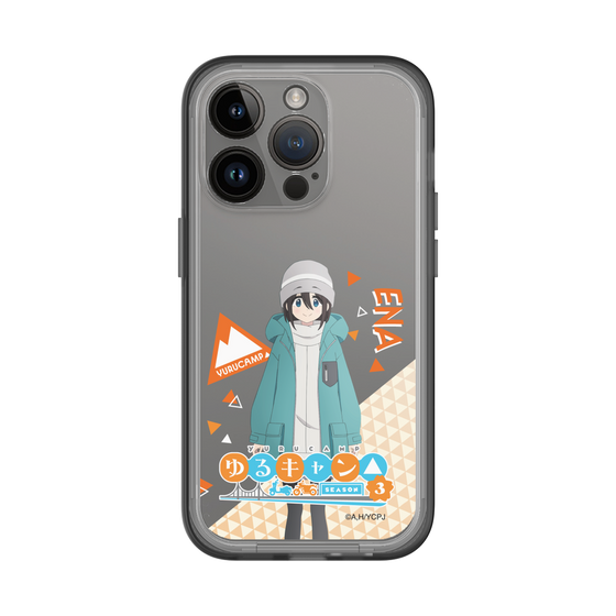スリムプロテクションプレミアムケース［ 『ゆるキャン△ SEASON3』- 斉藤 恵那 - 立ち絵 ］