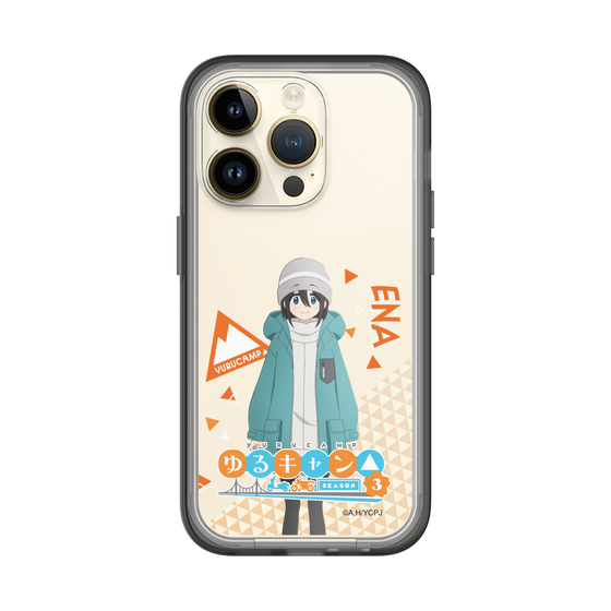 スリムプロテクションプレミアムケース［ 『ゆるキャン△ SEASON3』- 斉藤 恵那 - 立ち絵 ］