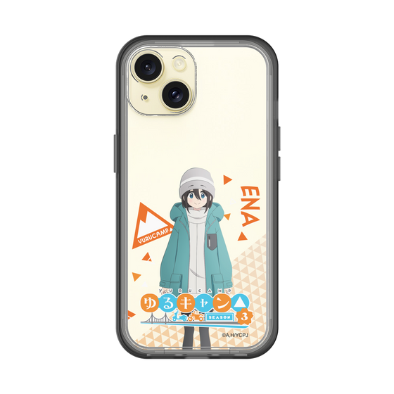スリムプロテクションプレミアムケース［ 『ゆるキャン△ SEASON3』- 斉藤 恵那 - 立ち絵 ］