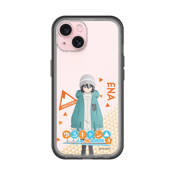 スリムプロテクションプレミアムケース［ 『ゆるキャン△ SEASON3』- 斉藤 恵那 - 立ち絵 ］