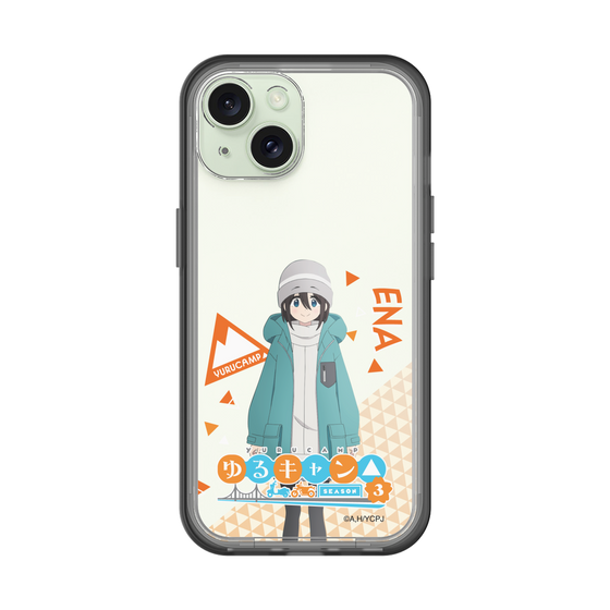 スリムプロテクションプレミアムケース［ 『ゆるキャン△ SEASON3』- 斉藤 恵那 - 立ち絵 ］