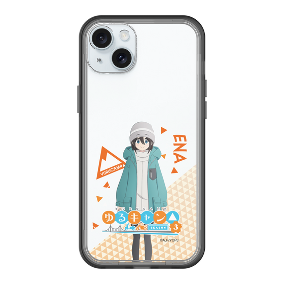 スリムプロテクションプレミアムケース［ 『ゆるキャン△ SEASON3』- 斉藤 恵那 - 立ち絵 ］
