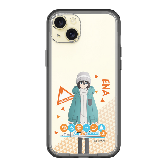 スリムプロテクションプレミアムケース［ 『ゆるキャン△ SEASON3』- 斉藤 恵那 - 立ち絵 ］