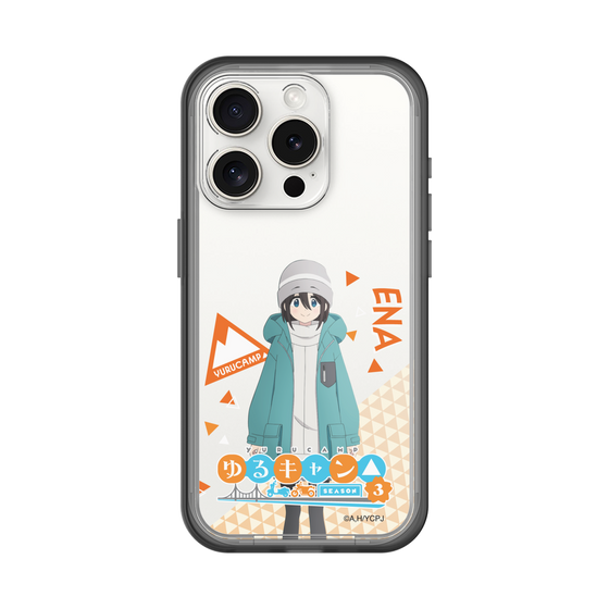 スリムプロテクションプレミアムケース［ 『ゆるキャン△ SEASON3』- 斉藤 恵那 - 立ち絵 ］