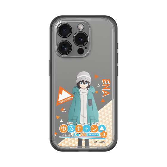 スリムプロテクションプレミアムケース［ 『ゆるキャン△ SEASON3』- 斉藤 恵那 - 立ち絵 ］