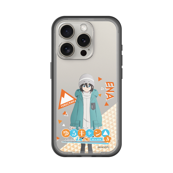 スリムプロテクションプレミアムケース［ 『ゆるキャン△ SEASON3』- 斉藤 恵那 - 立ち絵 ］