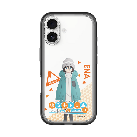 スリムプロテクションプレミアムケース［ 『ゆるキャン△ SEASON3』- 斉藤 恵那 - 立ち絵 ］