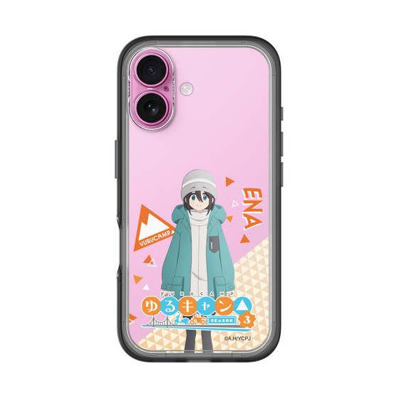 スリムプロテクションプレミアムケース［ 『ゆるキャン△ SEASON3』- 斉藤 恵那 - 立ち絵 ］