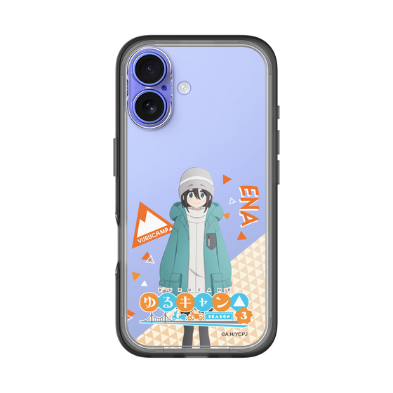 スリムプロテクションプレミアムケース［ 『ゆるキャン△ SEASON3』- 斉藤 恵那 - 立ち絵 ］