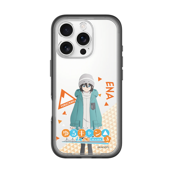 スリムプロテクションプレミアムケース［ 『ゆるキャン△ SEASON3』- 斉藤 恵那 - 立ち絵 ］