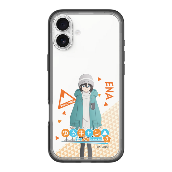 スリムプロテクションプレミアムケース［ 『ゆるキャン△ SEASON3』- 斉藤 恵那 - 立ち絵 ］