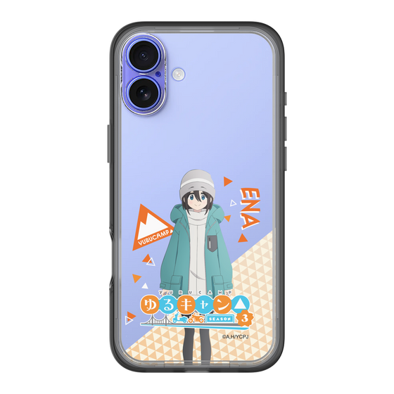 スリムプロテクションプレミアムケース［ 『ゆるキャン△ SEASON3』- 斉藤 恵那 - 立ち絵 ］