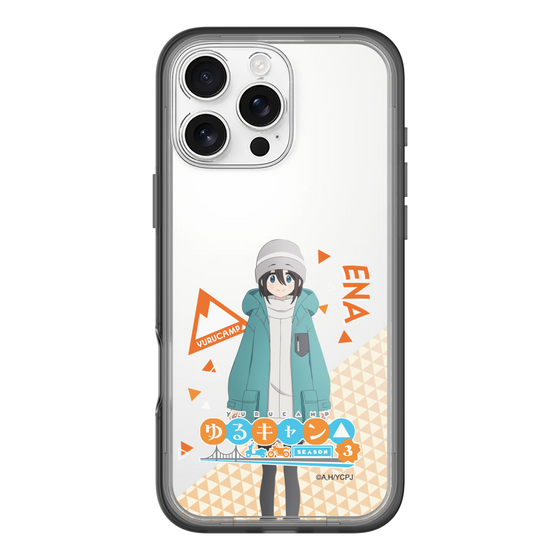 スリムプロテクションプレミアムケース［ 『ゆるキャン△ SEASON3』- 斉藤 恵那 - 立ち絵 ］