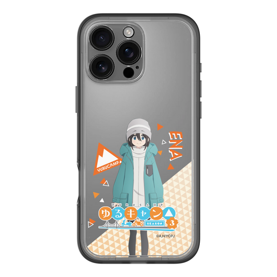 スリムプロテクションプレミアムケース［ 『ゆるキャン△ SEASON3』- 斉藤 恵那 - 立ち絵 ］