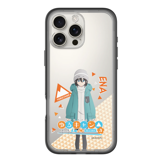 スリムプロテクションプレミアムケース［ 『ゆるキャン△ SEASON3』- 斉藤 恵那 - 立ち絵 ］