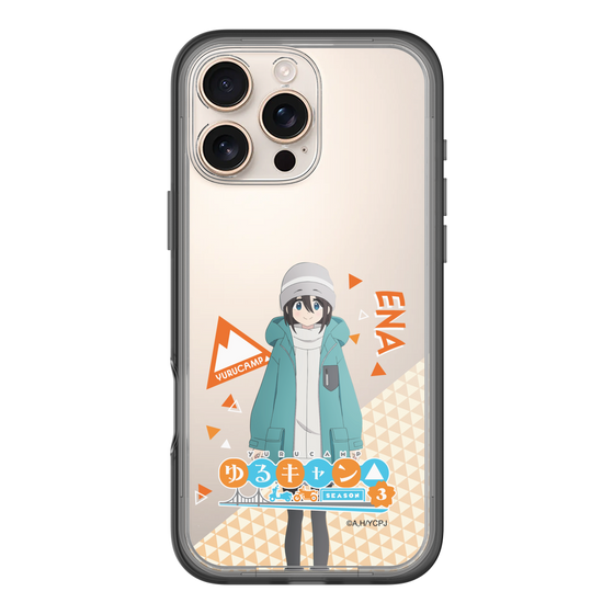 スリムプロテクションプレミアムケース［ 『ゆるキャン△ SEASON3』- 斉藤 恵那 - 立ち絵 ］
