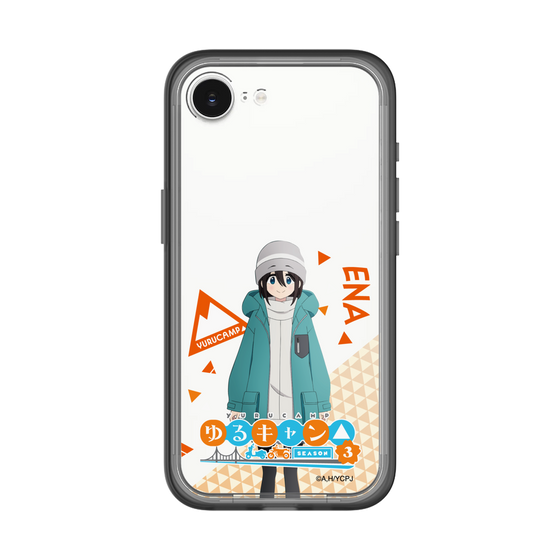 スリムプロテクションプレミアムケース［ 『ゆるキャン△ SEASON3』- 斉藤 恵那 - 立ち絵 ］