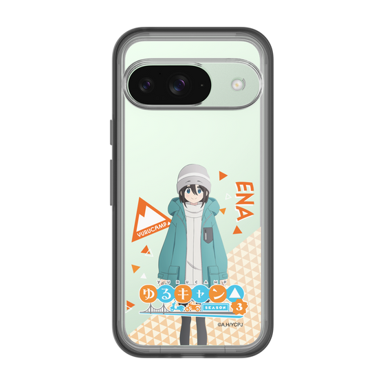 スリムプロテクションプレミアムケース［ 『ゆるキャン△ SEASON3』- 斉藤 恵那 - 立ち絵 ］