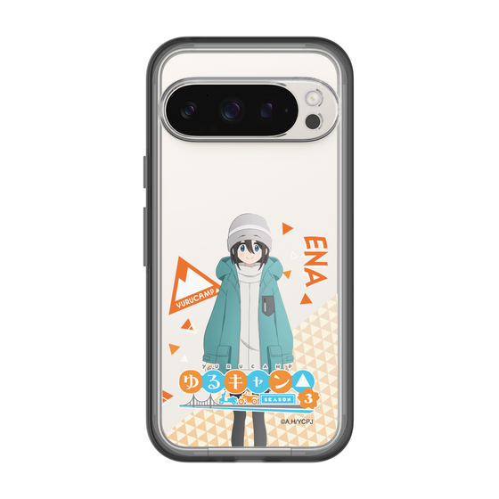 スリムプロテクションプレミアムケース［ 『ゆるキャン△ SEASON3』- 斉藤 恵那 - 立ち絵 ］