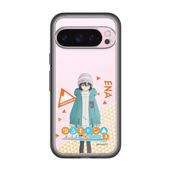 スリムプロテクションプレミアムケース［ 『ゆるキャン△ SEASON3』- 斉藤 恵那 - 立ち絵 ］