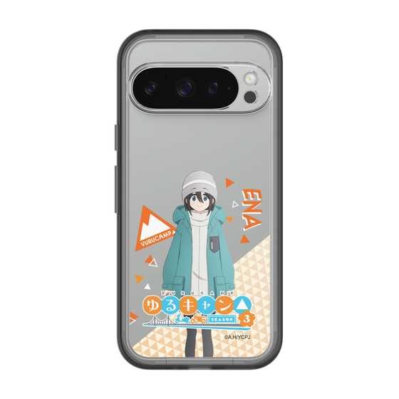 スリムプロテクションプレミアムケース［ 『ゆるキャン△ SEASON3』- 斉藤 恵那 - 立ち絵 ］