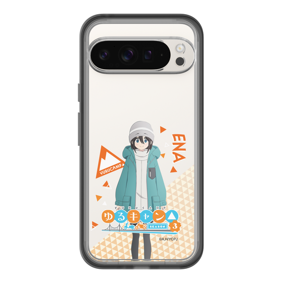 スリムプロテクションプレミアムケース［ 『ゆるキャン△ SEASON3』- 斉藤 恵那 - 立ち絵 ］