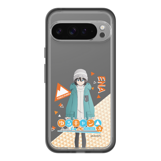 スリムプロテクションプレミアムケース［ 『ゆるキャン△ SEASON3』- 斉藤 恵那 - 立ち絵 ］