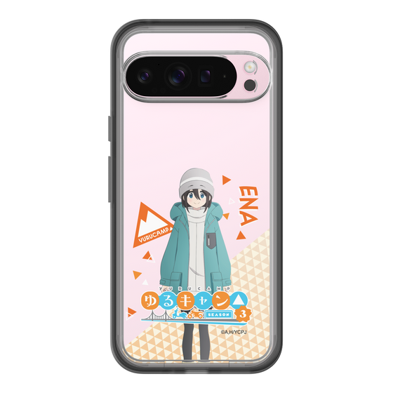 スリムプロテクションプレミアムケース［ 『ゆるキャン△ SEASON3』- 斉藤 恵那 - 立ち絵 ］