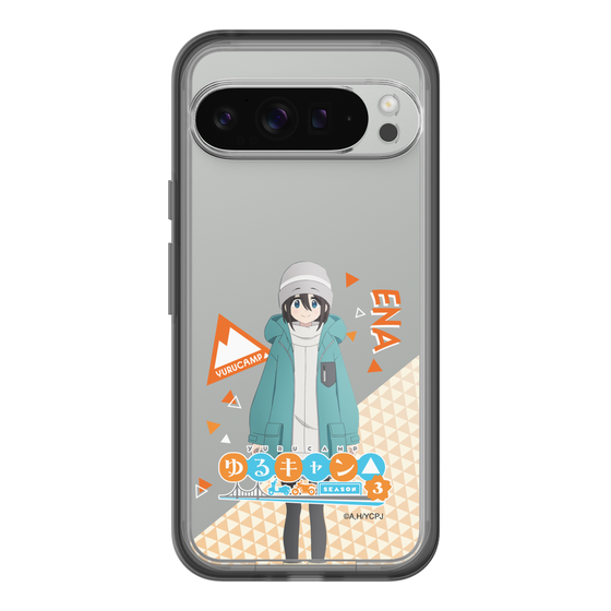 スリムプロテクションプレミアムケース［ 『ゆるキャン△ SEASON3』- 斉藤 恵那 - 立ち絵 ］