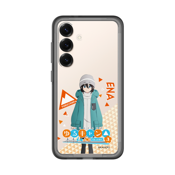 スリムプロテクションプレミアムケース［ 『ゆるキャン△ SEASON3』- 斉藤 恵那 - 立ち絵 ］