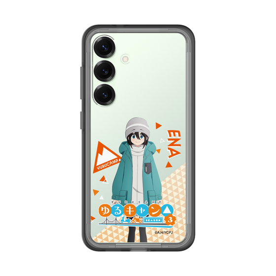 スリムプロテクションプレミアムケース［ 『ゆるキャン△ SEASON3』- 斉藤 恵那 - 立ち絵 ］