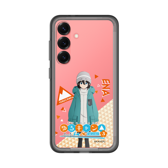 スリムプロテクションプレミアムケース［ 『ゆるキャン△ SEASON3』- 斉藤 恵那 - 立ち絵 ］